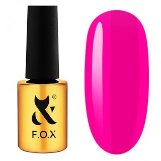 Рідкий акригель F.O.X Acryl gel Bottle 018 Неон Фуксія 14 мл