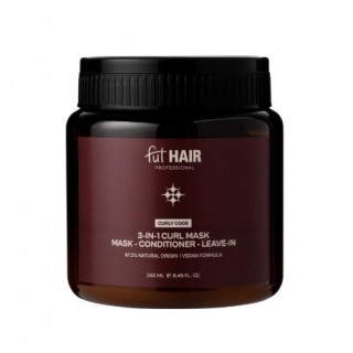 Комбі-маска 3в1 Fut HAIR Curly Code 3-in-1 Curly mask Mask-Conditioner-leave-in 250 мл