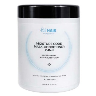 Маска-кондиціонер для зволоження волосся Fut Hair Moisture Code Mask-Conditioner 2 in 1 1000 мл