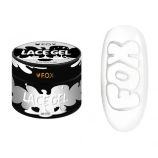 Гель-фарба F.O.X Lace Gel White 5 мл
