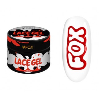 Гель-фарба F.O.X Lace Gel Red  5 мл