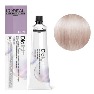 Крем-гель фарба з гіалуроновою кислотою без аміаку L`Oreal Professionnel Dia Light Hyaluronic Acidic 10/21 60 мл