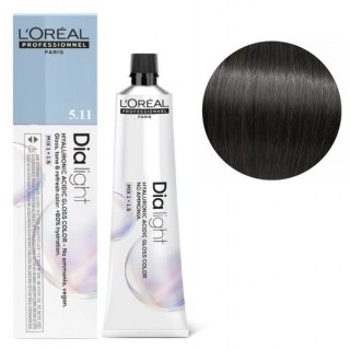 Крем-гель фарба з гіалуроновою кислотою без аміаку L`Oreal Professionnel Dia Light Hyaluronic Acidic 5.11 60 мл