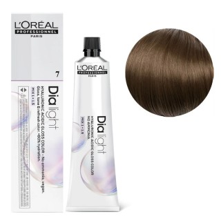 Крем-гель фарба з гіалуроновою кислотою без аміаку L`Oreal Professionnel Dia Light Hyaluronic Acidic 7 60 мл