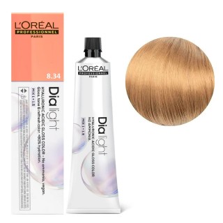 Крем-гель фарба з гіалуроновою кислотою без аміаку L`Oreal Professionnel Dia Light Hyaluronic Acidic 8.34 60 мл