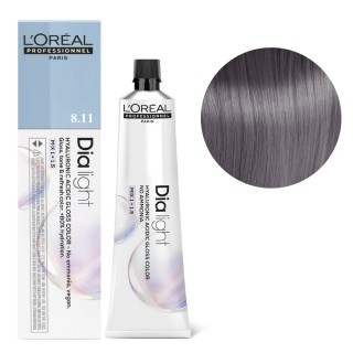 Крем-гель фарба з гіалуроновою кислотою без аміаку L`Oreal Professionnel Dia Light Hyaluronic Acidic 8.11 60 мл