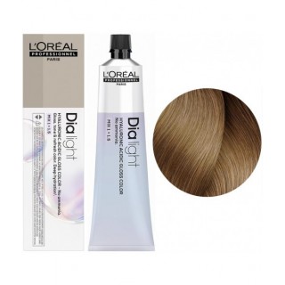 Фарба для волосся з гіалуроновою кислотою L'Oreal Professionnel Dia Light 7.23 Блондин перламутровий золотистий 60 мл