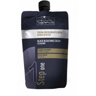 Чорний знебарвлюючий крем для крижаного блонду Hair Company Inimitable Blonde Ice Blond Black Bleaching Cream 300 мл