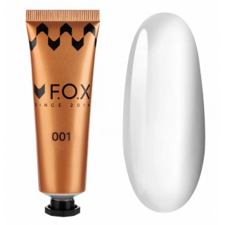 Полігель F.O.X Poly gel Nano 001 білий 30 мл