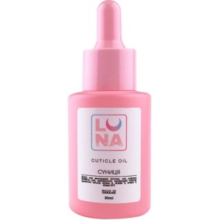 Олійка для кутикули LUNA з ароматом суниці 30 мл