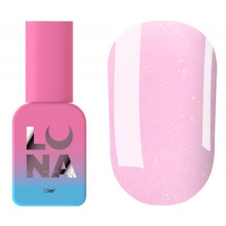 Рідкий гель для нарощування Luna Light Acrygel 26 прохолодний рожевий з блискітками 13 мл