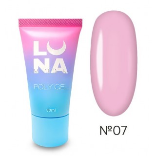 Полігель Luna Poly Gel 07 ніжно-рожевий 30 мл