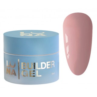 Гель для нарощування Luna Premium Gel 28 темний рожево-кавовий 15 мл