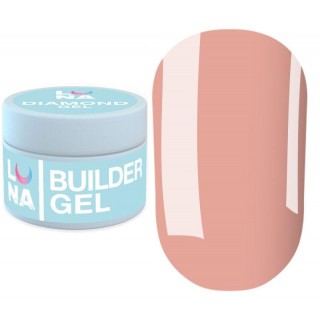 Гель для нарощування Luna Premium Gel 16 темний беж 30 мл