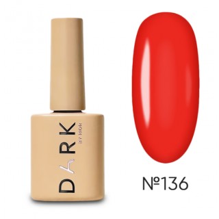 Гель лак Dark Gel Polish №136 червоний 6 мл