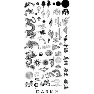 Пластина для стемпінгу DARK №9