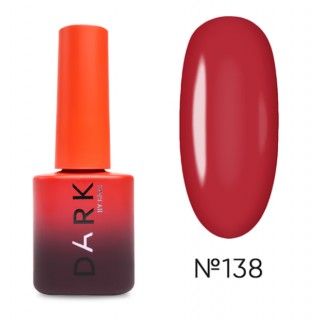 Гель лак Dark Gel Polish №138 темно червоний 6 мл