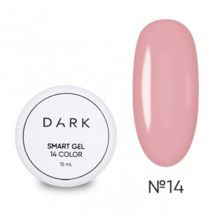 Гель моделюючий DARK smart builder gel №14 рожевий нюд 15 мл