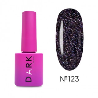 Гель лак Dark Gel polish фіолетово-синій №123 6 мл