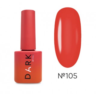 Гель лак Dark Gel Polish №105 червоний 6 мл