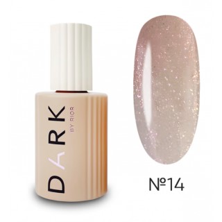 Камуфлююча база Dark Pro Base Shine №14 молочно-кремова з рожевим шимером 15 мл