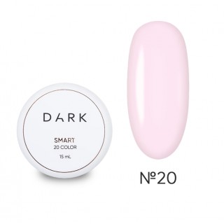 Гель моделюючий DARK Smart Builder Gel №20 молочно-рожевий 15 мл