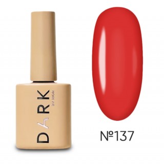 Гель лак Dark Gel Polish №137 класичний червоний 6 мл