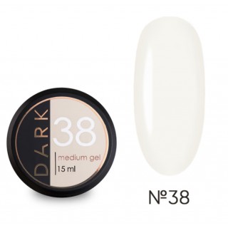 Гель для зміцнення нігтів Dark Medium Gel №38 айворі 15 мл