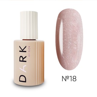 База камуфлююча Dark PRO base №18 рожева з дрібним шиммером 15 мл