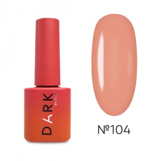 Гель лак Dark Gel Polish №104 персиковий 6 мл