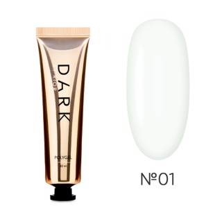 Полігель для нарощування DARK PolyGel 01 прозорий 30 мл
