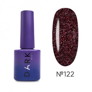 Гель лак Dark Gel polish №122 бордовий 6 мл