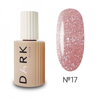 Камуфлююча база Dark Pro Base Shine №17 рожева з шиммером 15 мл