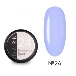 Гель для зміцнення нігтів Dark Medium Gel №24 лавандовий 15 мл