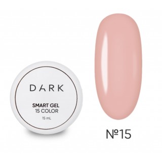 Гель моделюючий DARK smart builder gel №15 рожевий нюд 15 мл