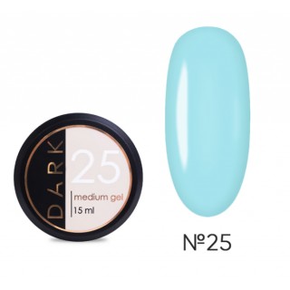 Гель для зміцнення нігтів Dark Medium Gel №25 м'ятний 15 мл