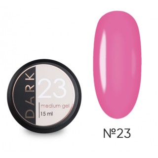Гель для зміцнення нігтів Dark Medium Gel №23 барбі-рожевий 15 мл