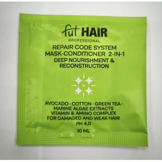 Маска-кондиціонер для відновлення волосся Fut Hair Repair Code System Mask-Conditioner 2 in 1  10 мл