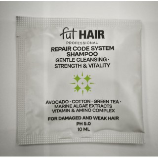 Відновлюючий шампунь для пошкодженого волосся Fut HAIR Repair Code Shampoo 10 мл