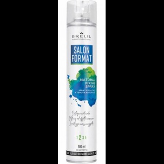Лак для волосся природної фіксації Brelil Salon Format Natural Fixing Spray 500 мл