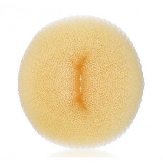 Валик-бублик для зачіски, світлий, 6.5 см Eurostil