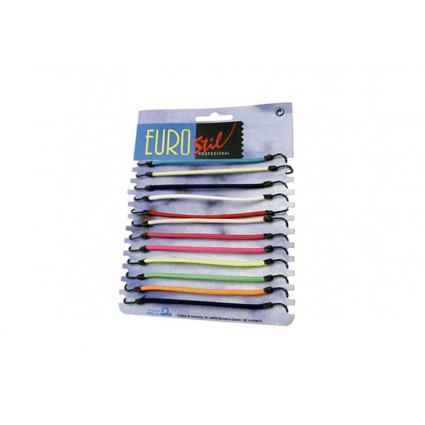 00640 Eurostil Гумка з гачками кольор. 12 шт. в уп