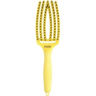 Щітка для волосся Olivia Garden FingerBrush Combo Nineties Sweet Lemonade Жовта