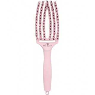 Щітка для волосся Olivia Garden FingerBrush Combo Pastel Pink Medium Рожева