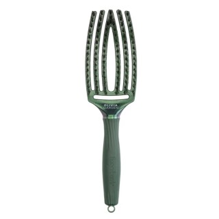 Щітка для волосся Olivia Garden FingerBrush Care Ionic Boar & Nylon Green Emerald