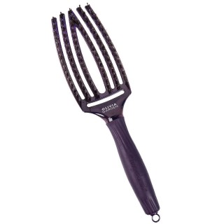 Щітка для волосся Olivia Garden FingerBrush Care Ionic Boar & Nylon Violet Amethyst