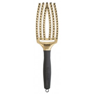Щітка для волосся Olivia Garden Fingerbrush Care Iconic Boar&Nylon Gold
