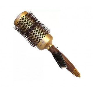 Термобрашинг для волосся Olivia Garden Expert Blowout Curl Wavy Bristles Gold & Brown  55 мм