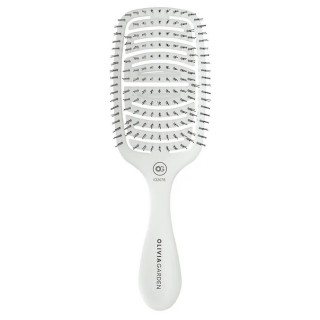 Щітка для укладання Olivia Garden Essential Care Flex Fine Hair Memory Flex Bristles Ice White