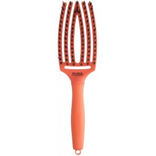 Щітка для укладки Olivia Garden Finger Brush Care Iconic Boar&Nylon Orange Spritz